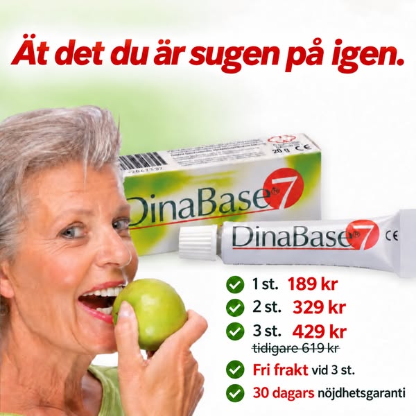 DinaBase7: Gel för tandproteser