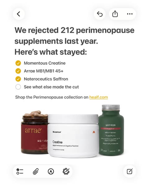 Healf Perimenopause Collection