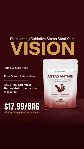 Clinically Dosed Astaxanthin — No Fillers, Just Results
