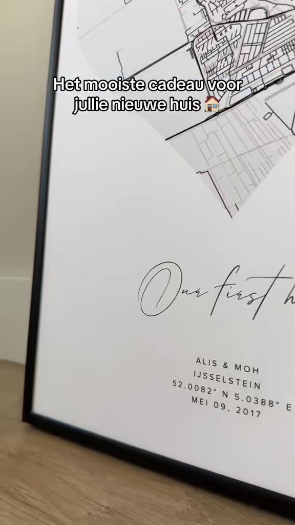 Een kaart vol herinneringen, speciaal voor jullie