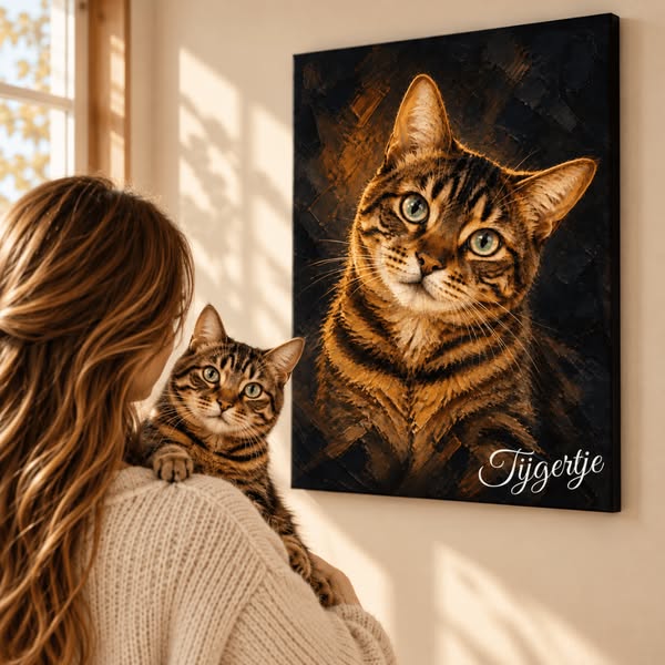 Jouw Kat Maar Dan Als Kunstwerk