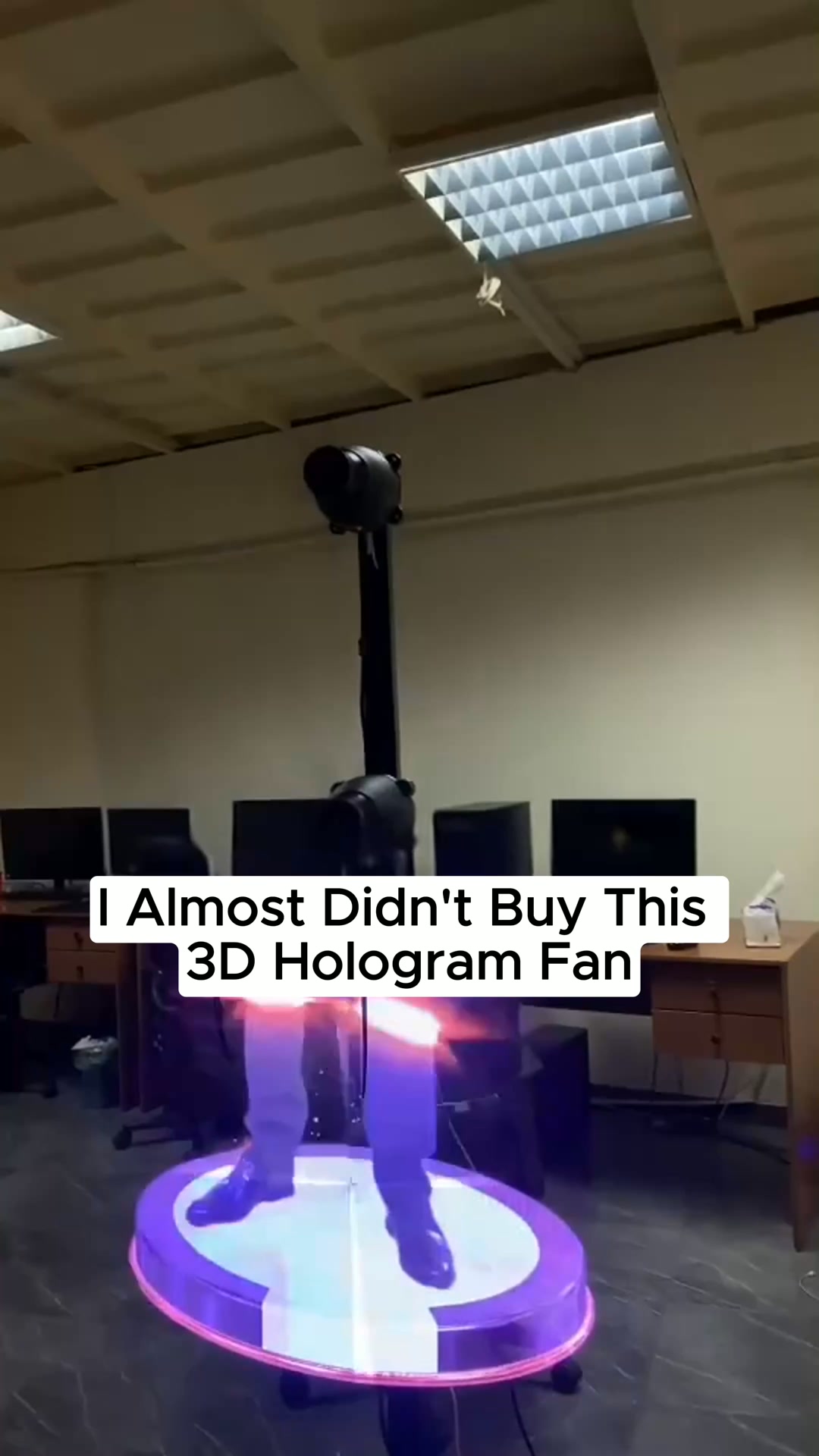 3D Hologram Fan For Trade Shows