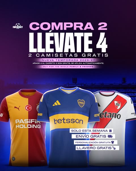 Camisetas 2026/27