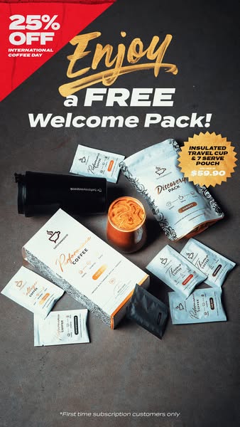 25% Off + FREE Welcome Pack