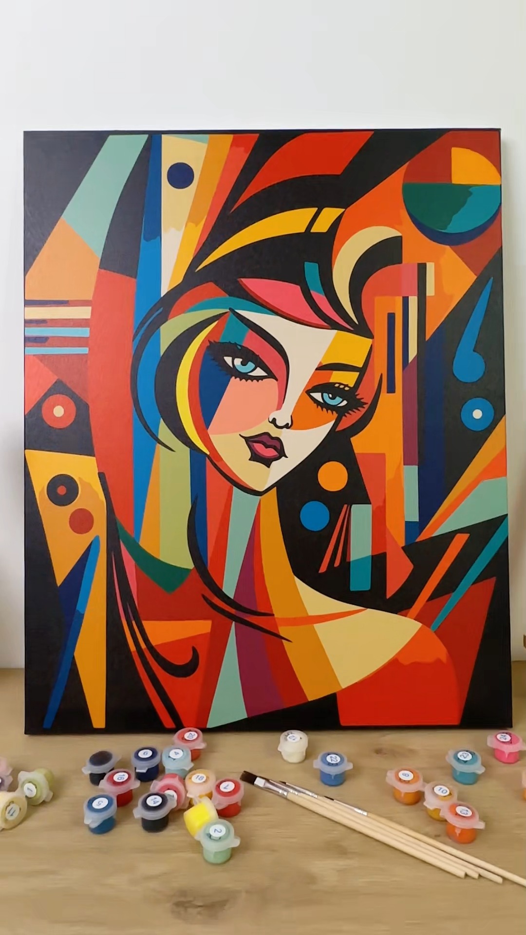 Mujer Abstracta al Estilo Picasso
