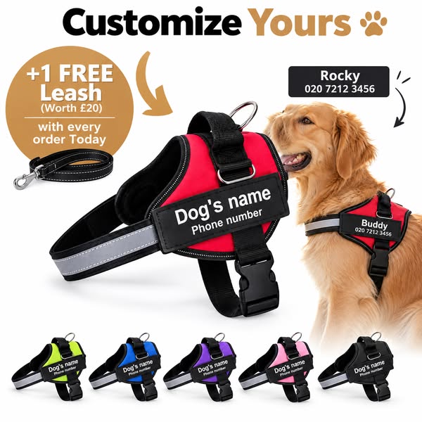 Ultimate Personalized No Pull Dog Harness