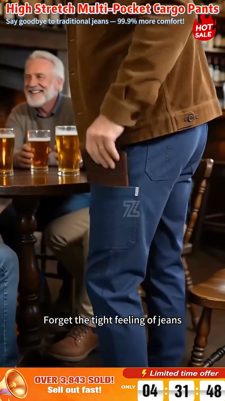 Last Day Sale 50% OFFMultiPants – High Stretch Multi-pocket Durable Cargo Pants