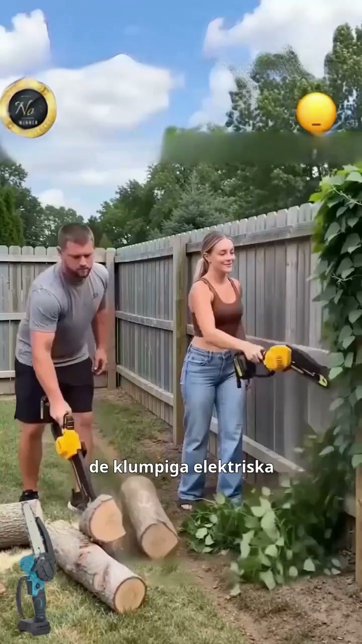En liten motorsåg för alla hemmets projekt