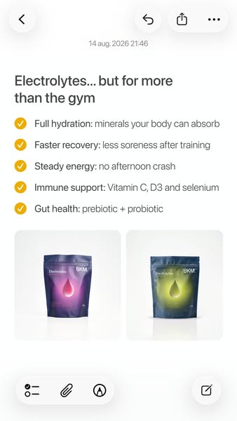 More than electrolytes