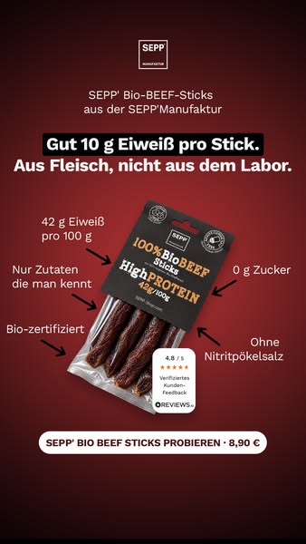 42 g Protein. 0 g Zucker.