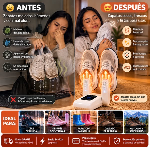 ¡ADIÓS A LOS ZAPATOS MOJADOS!