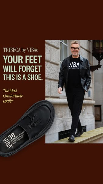 TRIBECA. The shoe that gets out of the way.