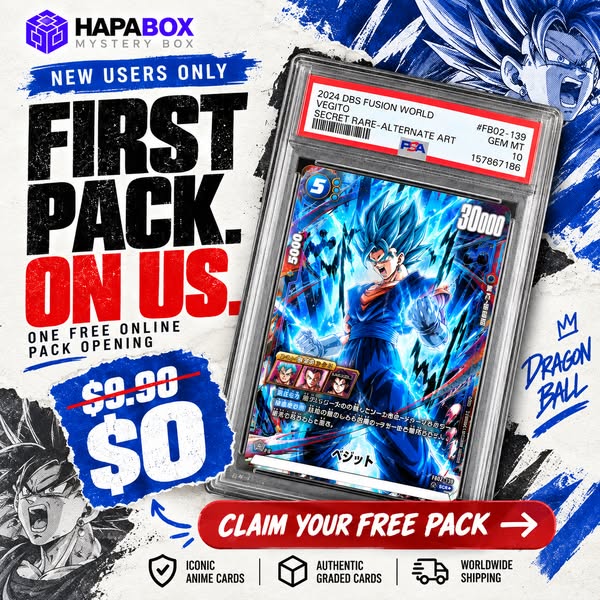 Dragon Ball Fans: Your First Pack Is FREE!