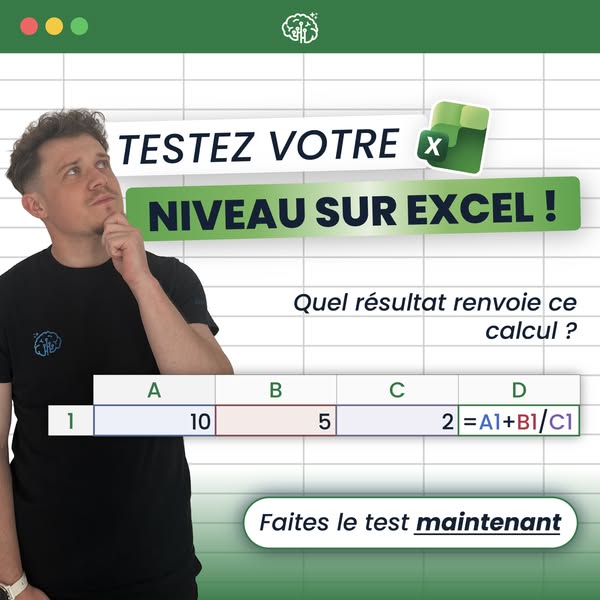 Quel est votre niveau sur Excel ?