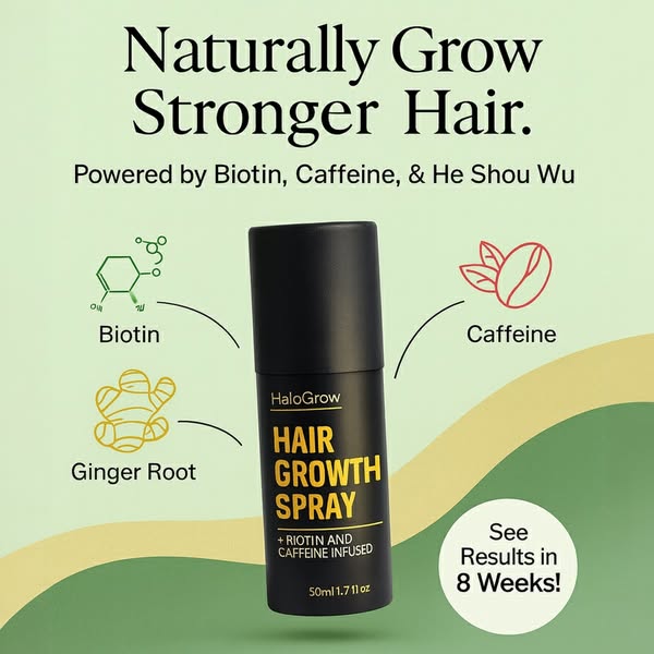 Try HaloGrow 4-in-1 Hair Formula Today!
