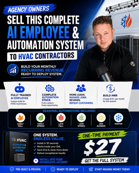 Sell This GHL AI Employee & Complete Automation System Today