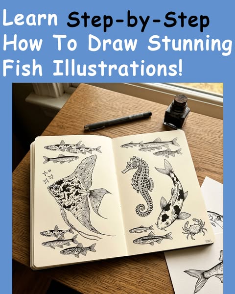 NEW: Fish Drawing Class
