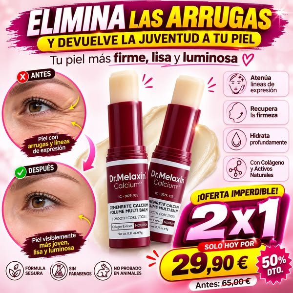 Recupera la firmeza de tu piel con Colágeno Dr. Melaxin OFERTA 2 X 1