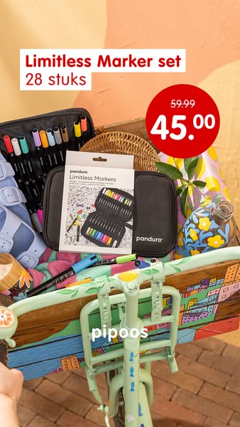 Limitless marker set nu €45