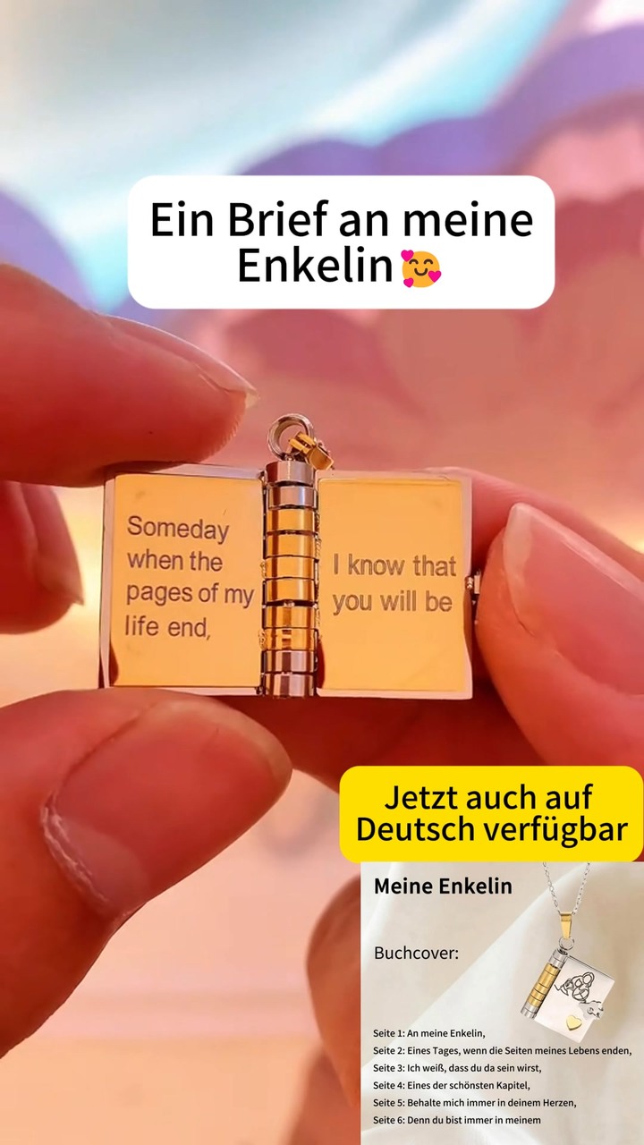 Mein kleiner Sternenbuch-Anhänger für die Liebsten | Zeitloses Geschenk der Liebe an die Familie