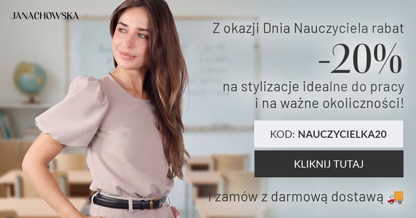 20% z kodem NAUCZYCIELKA20