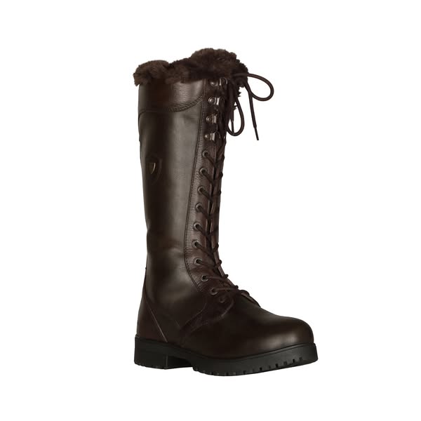 Moretta Nola Lace Country Boots - BROWN / 6/39 / Regular