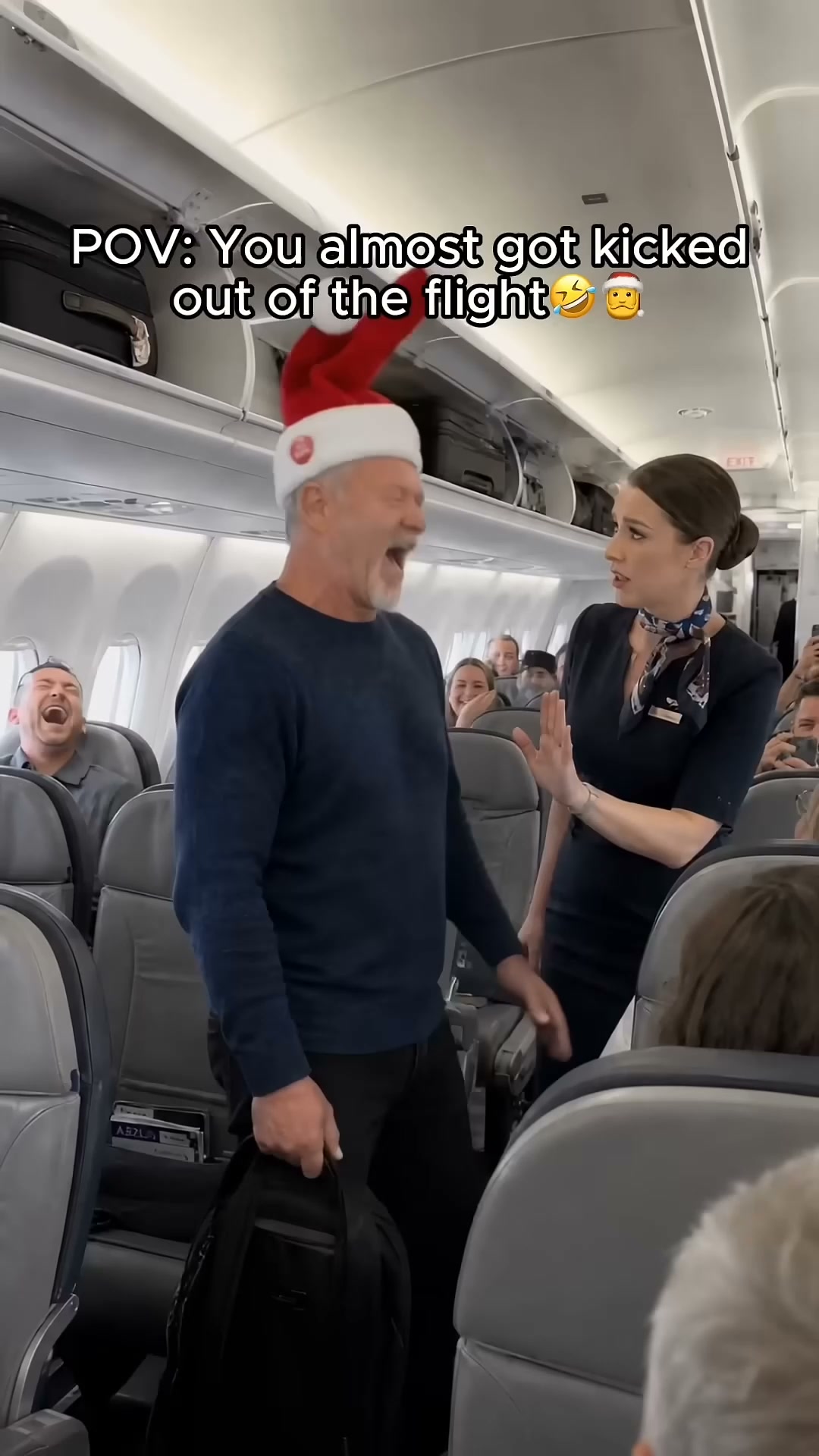 Electric Swinging Santa Hat
