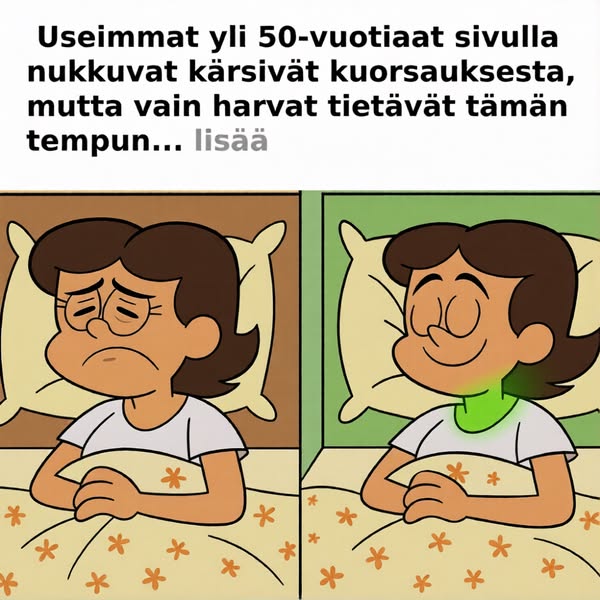 Klikkaa tästä, ja nuku hyvin tänä yönä