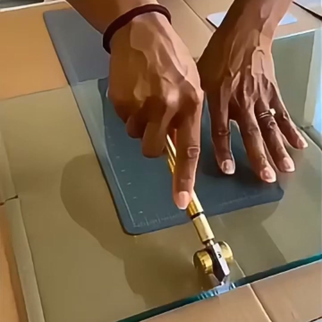 Professionell Diamantglasskärare med Skärhjul av Härdad Legering