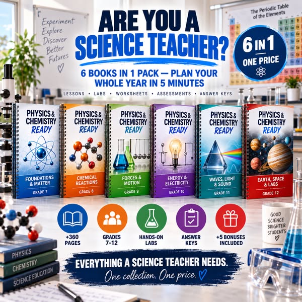 6 Books in 1 — Everything a Science Teacher Needs