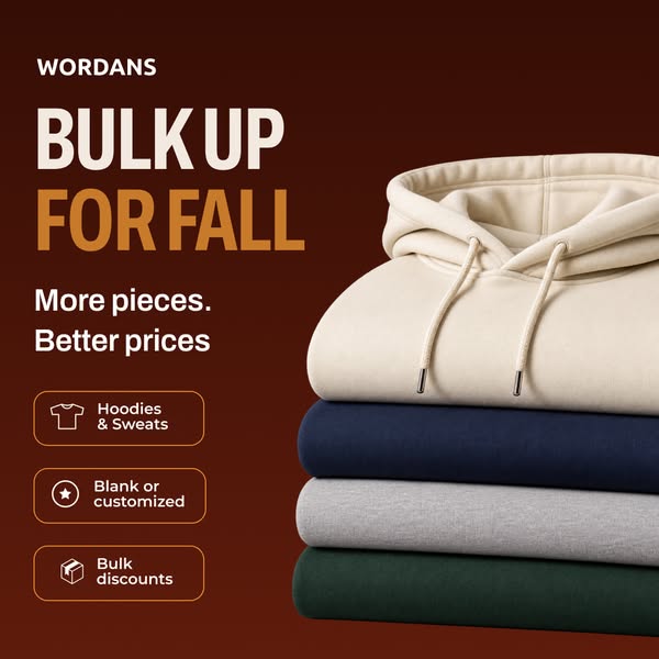 Blank. Customized. Bulk.