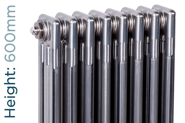 Infinity Raw 3 Column Radiator 33 Sections H600mm X W1542mm