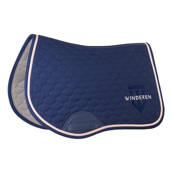 Winderen Pony saddle pad - Navy/Rose Gold
