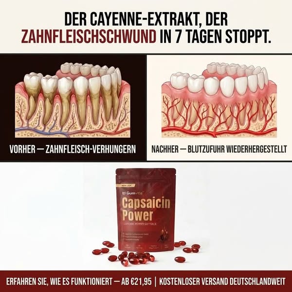 Das durchblutungsorientierte Softgel zur Unterstützung eines festeren Zahnfleischgefühls und der Zahnfleischgesundheit