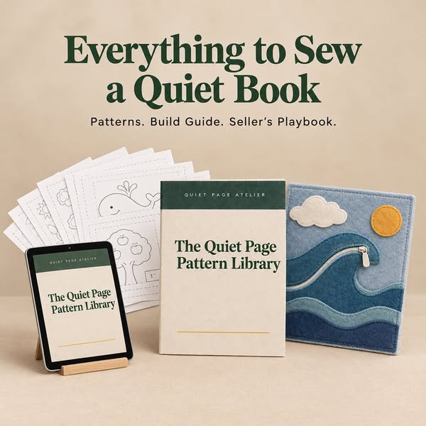 The Complete Felt Quiet Book Kit