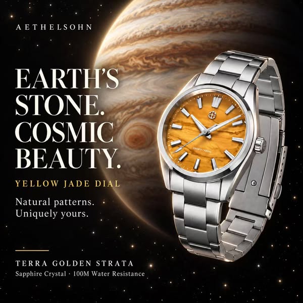 Yellow Jade. One of a Kind.