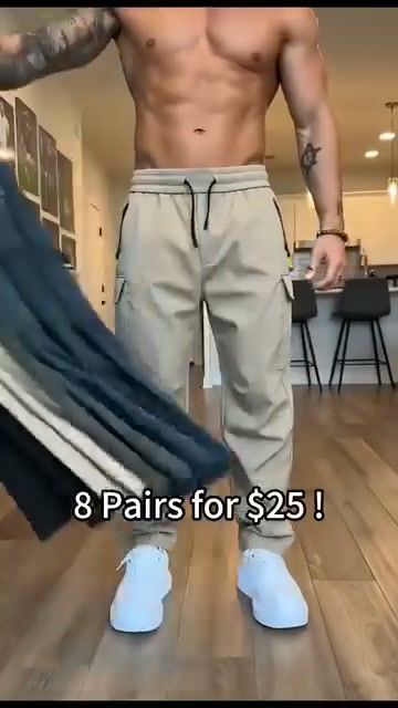 8 Cargo Joggers for Just $24.63