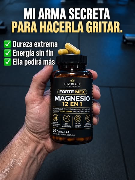 +8.100 hombres ya confían en este magnesio