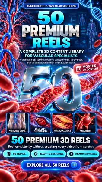 50 PREMIUM REELS FOR VASCULAR SPECIALISTS