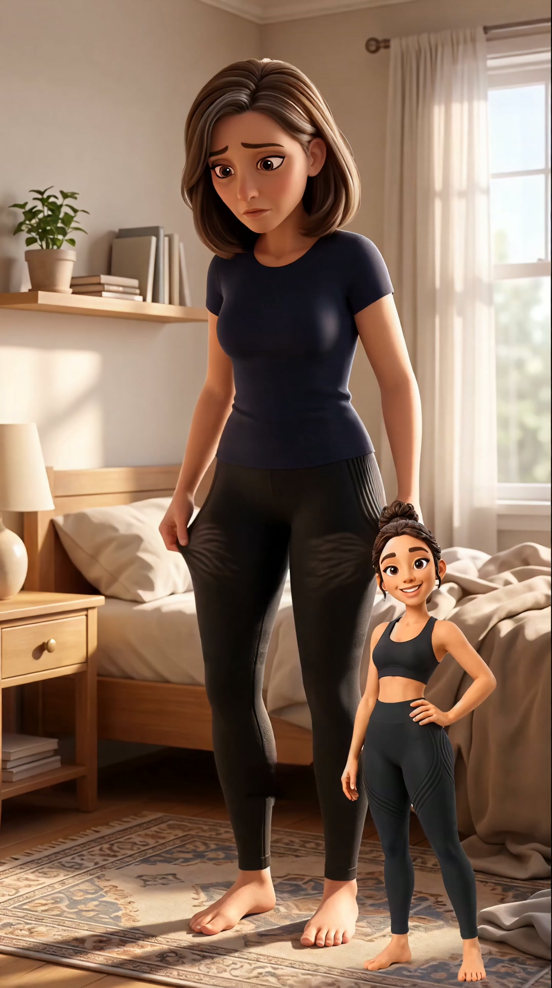 3D KompressionsLeggings