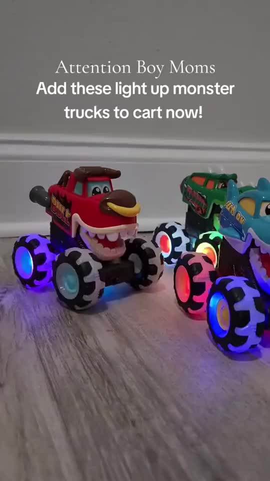 Glowing Monster Big Foot Toy Car