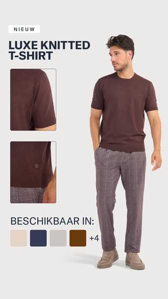 Nieuw: Luxe Knitted T-shirt