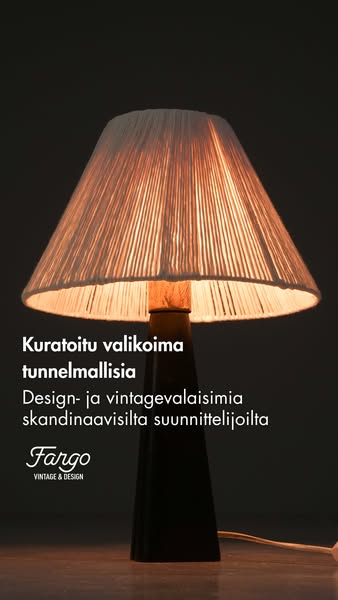 Kuratoitu valikoima Alvar Aallon huonekaluja