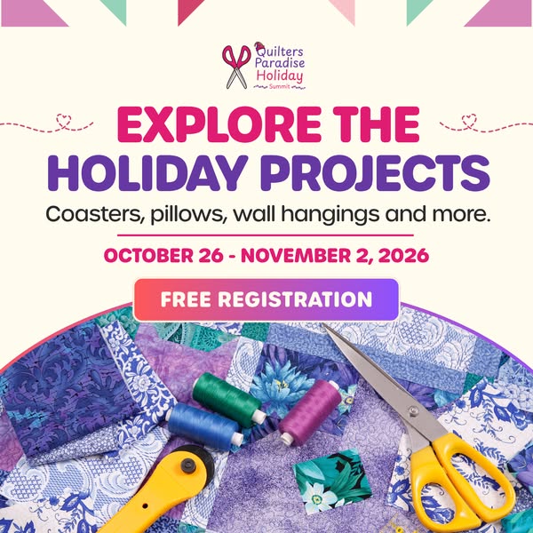 29 Quilting Workshops — Join FREE