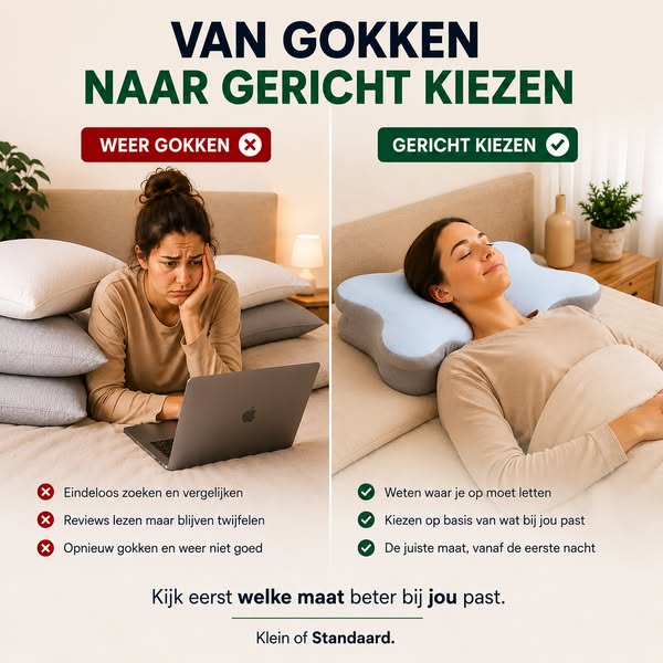 Kies de maat die beter bij jou past