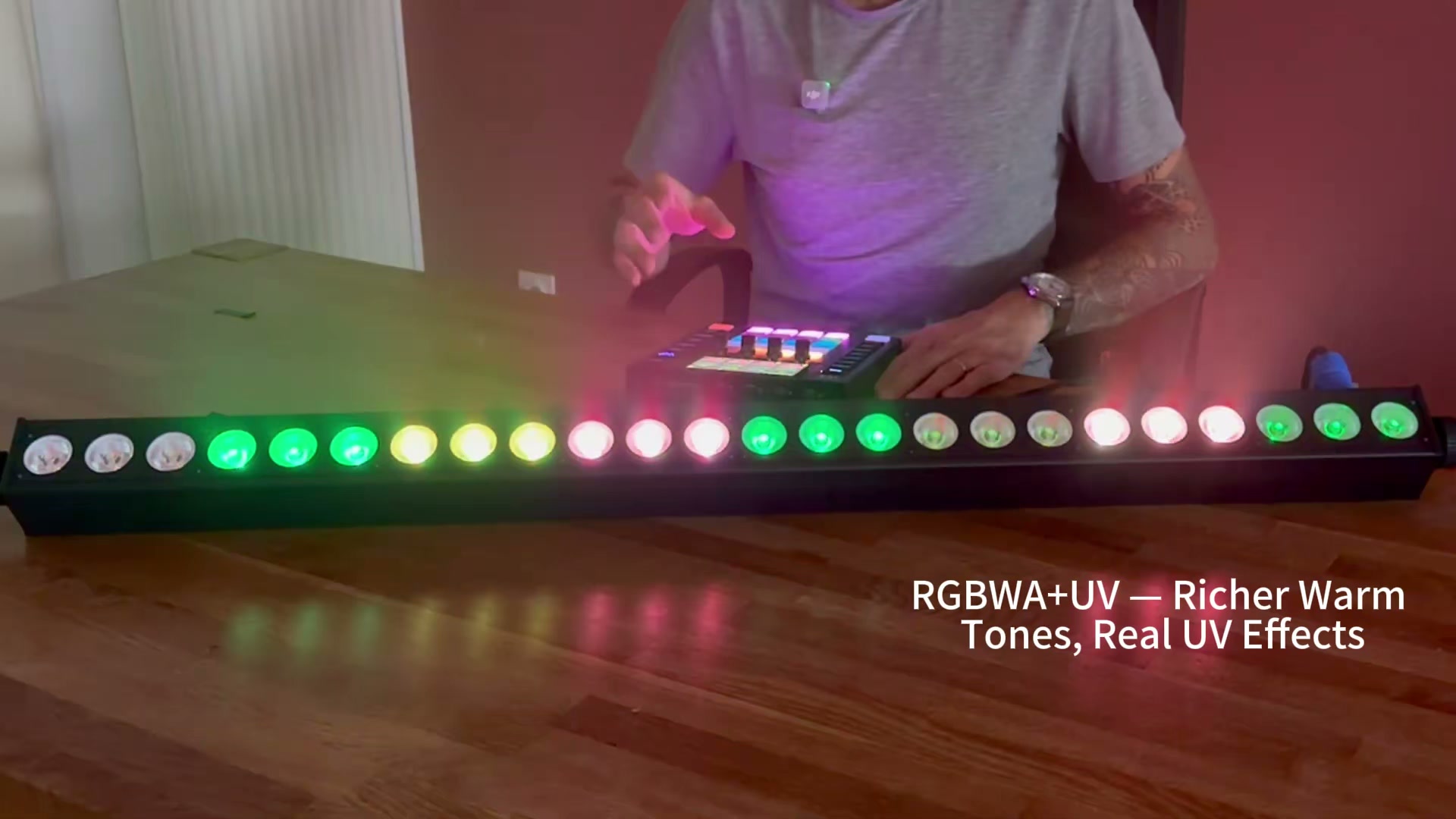 LW2418 RGBWA+UV Pixel Linear Wash Light