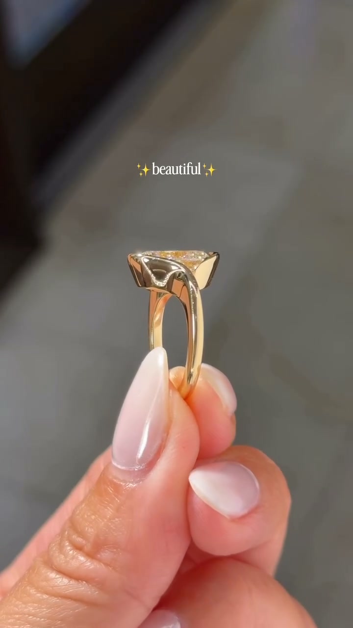 Bague Idylle Ovalis - Diamant Moissanite