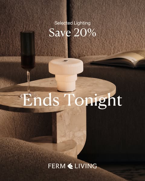 20% Off Select Lamps & Lighting