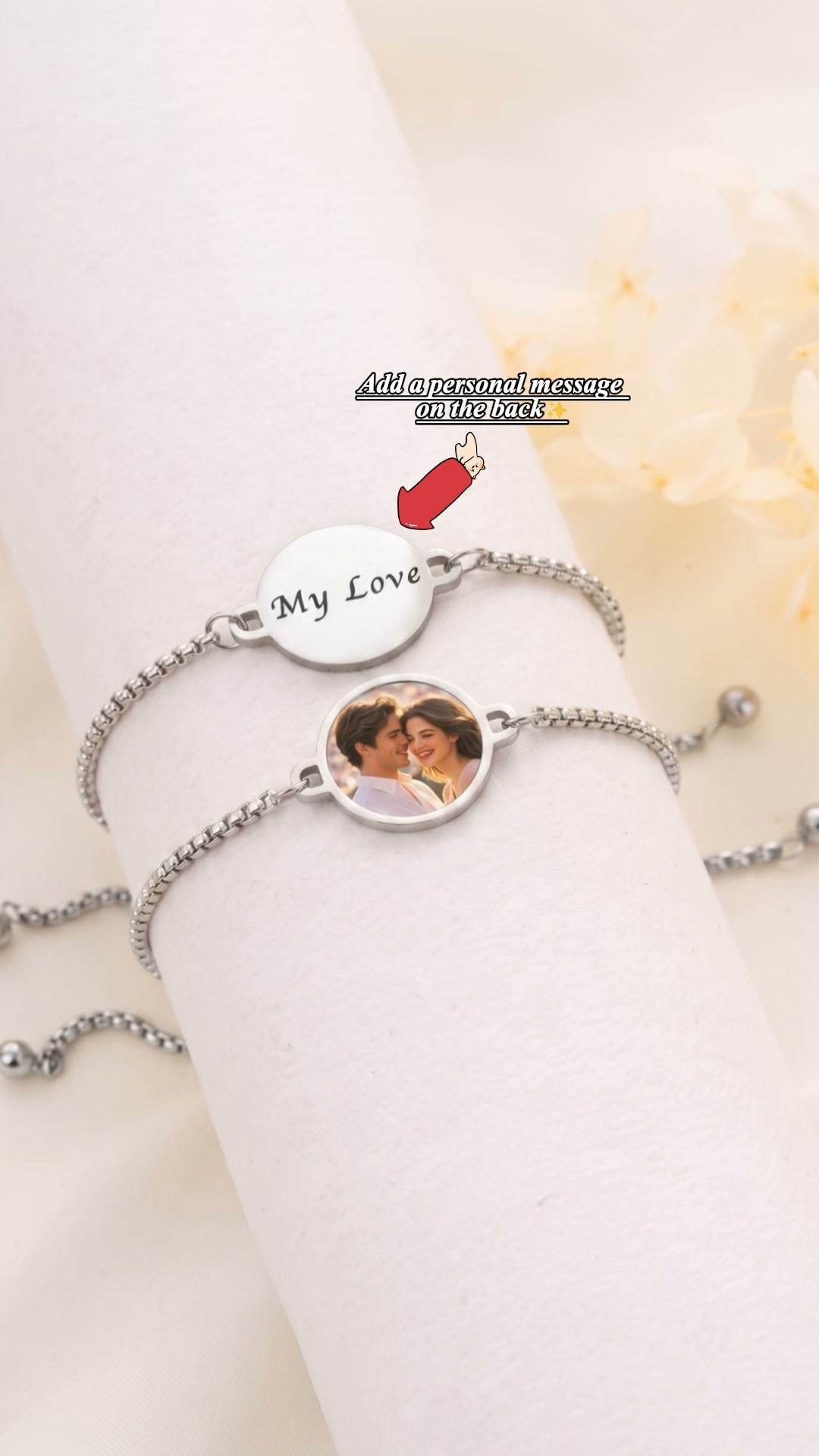 Personalized Hidden Photo Bracelet