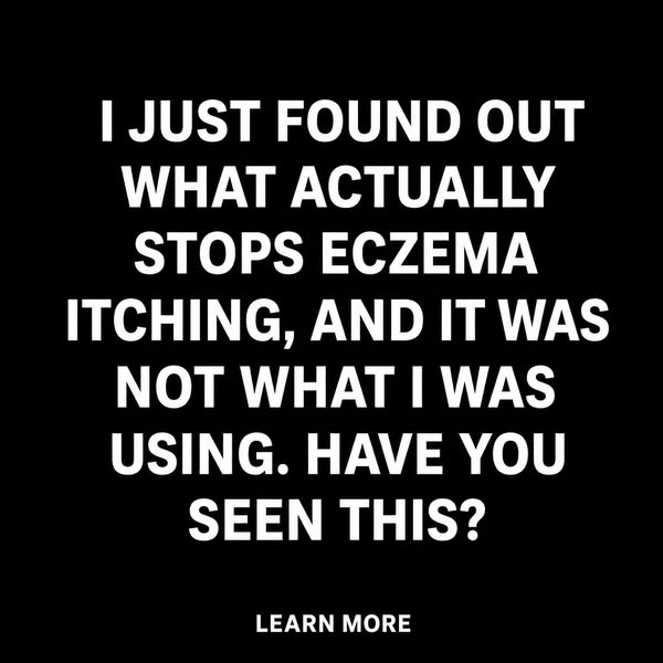 What Actually Stops Eczema Itching